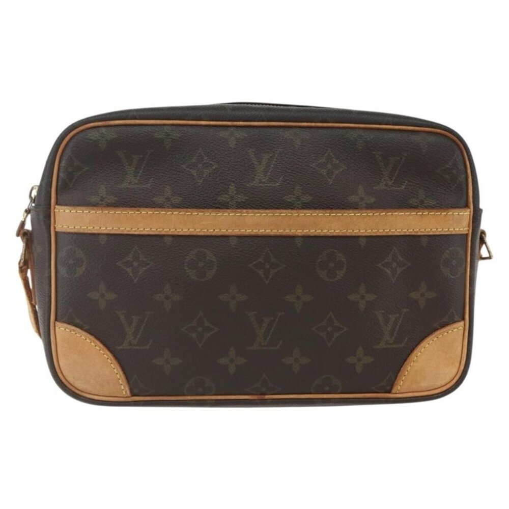Authentic LOUIS VUITTON Monogram Trocadero 27 Shoulder Bag M51274 LV - Picture 9 of 16